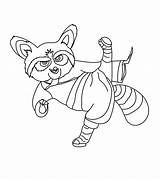 Coloring Pages Panda Kung Fu Kungfu Cartoon Printable Momjunction Popular sketch template
