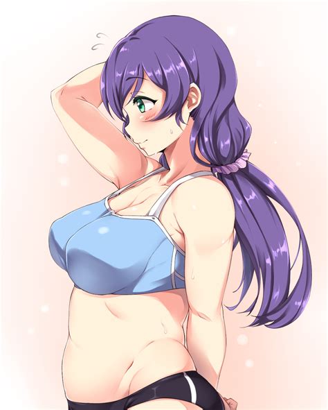 toujou nozomi love live and 1 more drawn by moisture