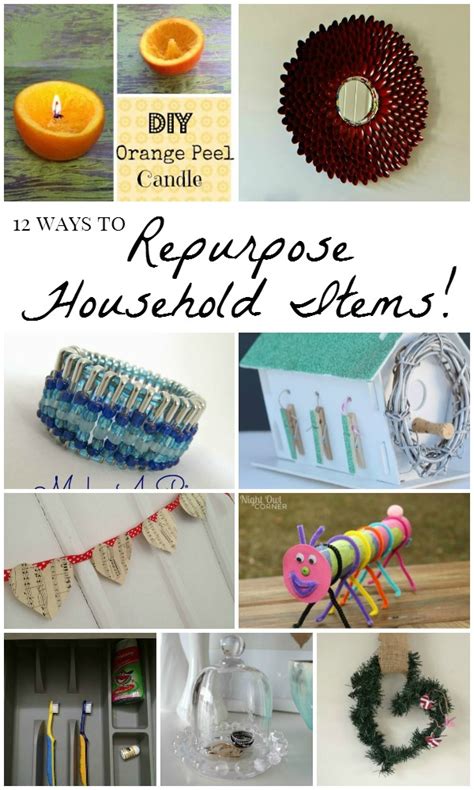 creative ways  repurpose household items practically functional