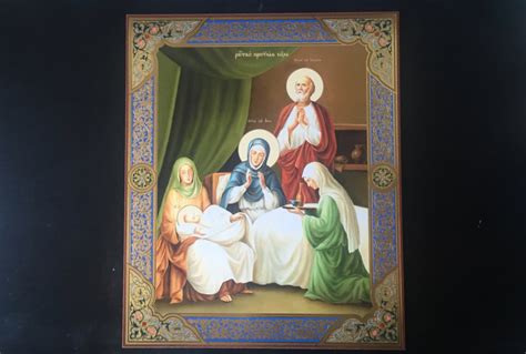 nativity   blessed virgin mary icon xlg large etsy