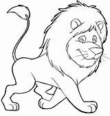 Lion Coloring Pages Cartoon Printable Colouring Color Preschool Lions Cute Animal Pride Scary Pa Printablecolouringpages Getcoloringpages Running Facts Cicada Col sketch template