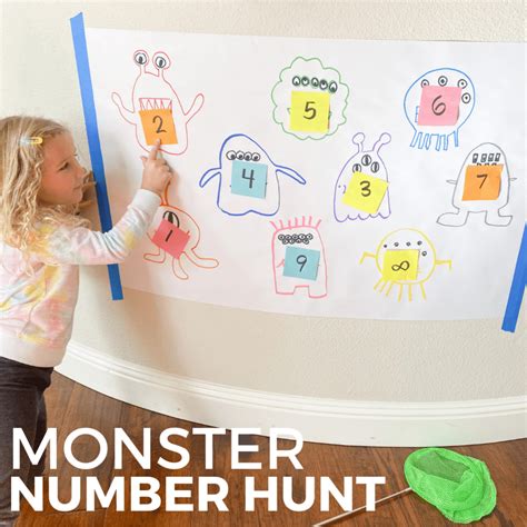 monster counting game  preschoolers toddler approved