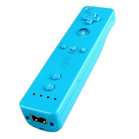 pack blue wiimote built  vibration motion  remote controller  nunchuck ebay