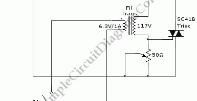electronic switch simple circuit diagram