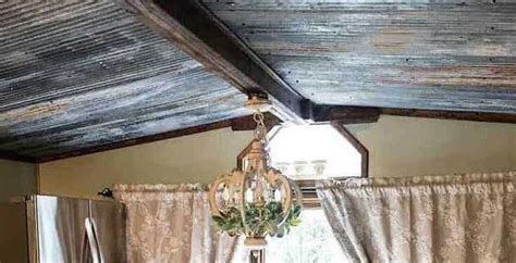 popular materials  replace  mobile home ceiling