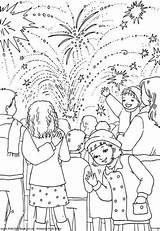 Bonfire Kleurplaten Fireworks Vuurwerk Coloriage Juillet Feu Artifice Jaarwisseling Activityvillage Blogo Enfant Coloriages Designlooter Bord Depuis Gelukkig sketch template