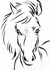Horse Coloring Pages Cartoon Funny sketch template
