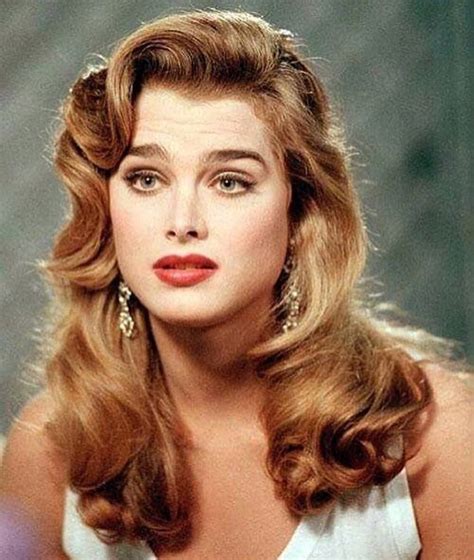 monday  model hair styles brooke shields young
