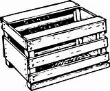 Crate Clipart Clip Cliparts Library 20clipart sketch template