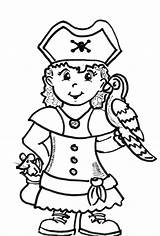 Pirate Coloring Pages Girl Pirates Theme Preschool Print Da Colouring Sheets Kids Pirat Drawing Party Worksheets Flag Printable Color Pirata sketch template