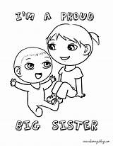 Sister Coloring Brother Pages Lol Big Doll Surprise Colouring Happy Birthday Baby Sisters Drawing Printable Color Kids Sibling Print Welcome sketch template