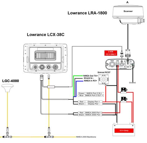 lowrance transducer wiring diagram