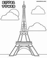 Tower Coloring Drawing Pisa Paris Eiffel Kids Colouring Pages Color 1000px 72kb Getdrawings Choose Board sketch template