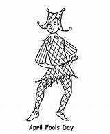 Bouffon Fools Fool Jester Coloriages sketch template