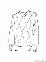 Sweater Coloring Pages Popular Color Getcolorings Pag sketch template
