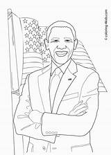 Coloring Obama Barack Pages Kids Uteer Printable sketch template