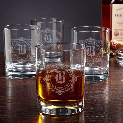 winchester personalized whiskey glasses set of 4