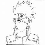 Kakashi sketch template