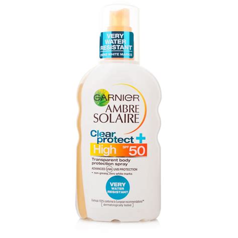 ambre solaire clear  protect high  dermacia pharmacy