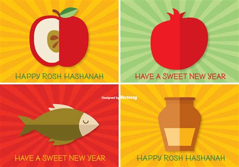 rosh hashanah label set   vector art stock graphics images
