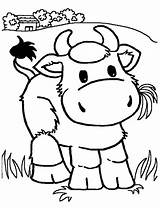 Coloring Cows Chibi Educative Funny Educativeprintable sketch template