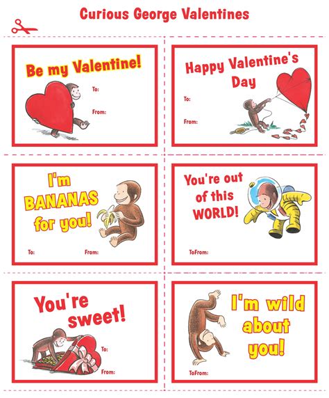 printable valentine cards  students