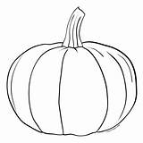 Pumpkin Outline Printable Coloring Clipart Template Pages Drawing Line Clip Halloween Simple Templates Kids Pumpkins Squash Library Cliparts Tall Drawings sketch template