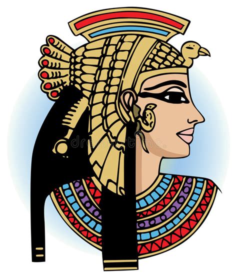 Cleopatra Stock Vector Illustration Of Statuette Graphic