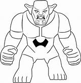 Goblin Clayface Aquaman Abomination Coloringpages101 sketch template