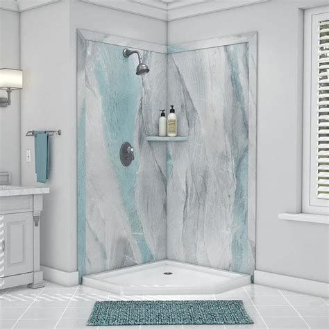 flexstone splendor triton panel kit shower wall surround 40 in x 40 in