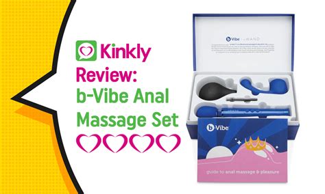 Sex Toy Review B Vibe Anal Massage Set