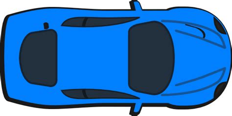 Blue Car Top View Clip Art At Vector Clip
