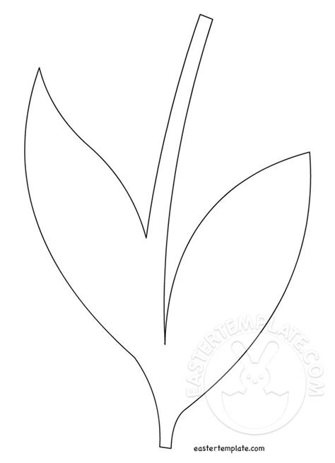 printable flower stem templates clipart  flower  stem