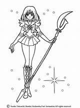 Coloring Moon Pages Sailor Mini Popular sketch template