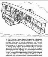 Wright Brothers Coloring Pages Plane Story Airplane Flyer Dover Publications Printable First Flight Kids Sheet Book Study Orville Unit Hermanos sketch template