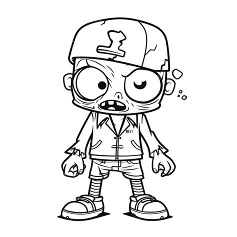 zombie cartoon coloring pages ozzy coloring pages zombie outline sketch