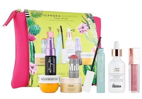 sephora favorites vacay  day set   full size goodies   deluxe sizes