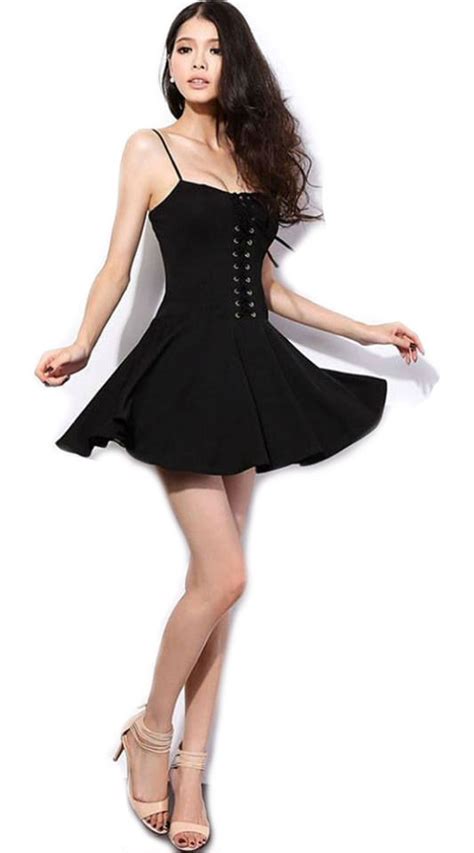 vestido corto casual tipo corset gotico sexy moderno fiesta 400 00