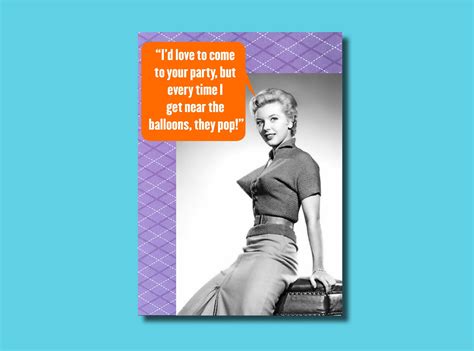 Funny Rude Birthday Card For A Woman Etsy