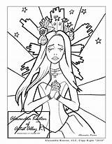 Coloring Lady Sorrows Sheet Printable Instant sketch template