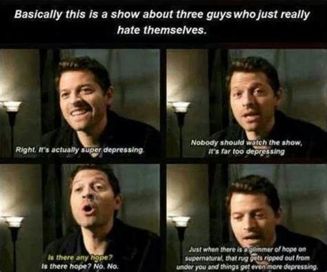Misha Knows What S Up Lol The Supernatural Castiel Supernatural