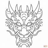 Chinese Printable Masque Drachen Chinois Outline Supercoloring Chinesische Ausmalbilder Malvorlagen Svg sketch template