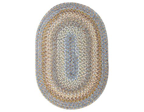 homespice decor ultra durable braided oval teal area rug seabreeze ova