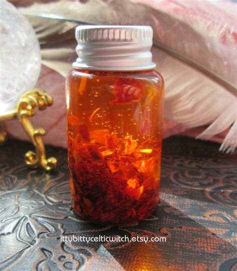 fire element spell oil ritual oil witchcraft oil blessing oil