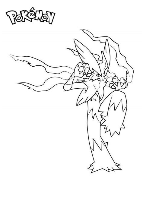 mega blaziken  pokemon coloring pages  printable coloring pages
