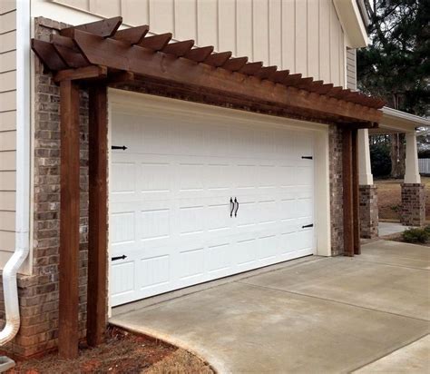 inspiring home garage door design ideas   garage door design garage pergola pergola