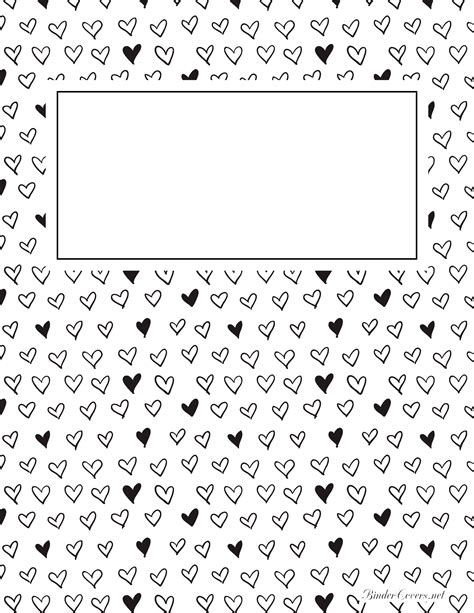printable coloring page binder cover printable   pages