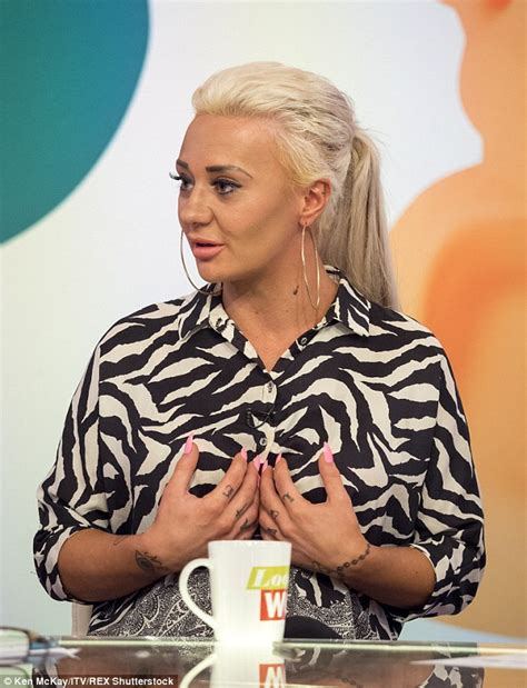 josie cunningham sparks twitter backlash after loose women interview daily mail online