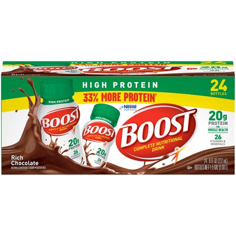 boost high protein rich chocolate   fl oz bottles walmartcom