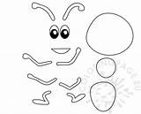 Insect Bug Pages Silly sketch template